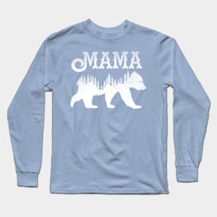 Mama Bear (White) Long Sleeve T-Shirt